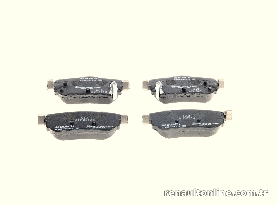 BOSCH 0986494816 Fren Disk Balata - BOSCH - 0986494816