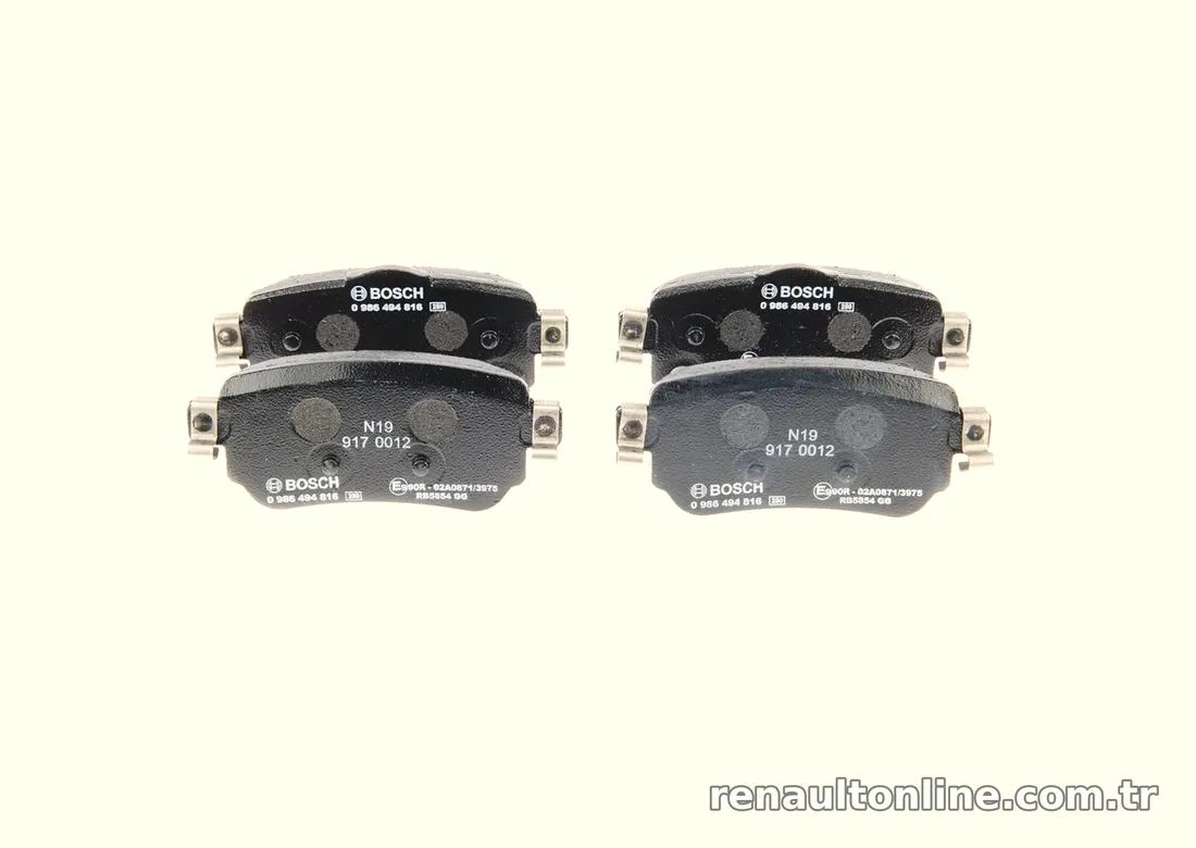 BOSCH 0986494816 Fren Disk Balata - BOSCH - 0986494816