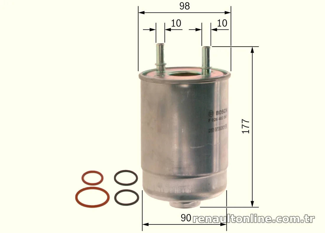 BOSCH F026402067 Yakıt Filtresi - BOSCH - F026402067