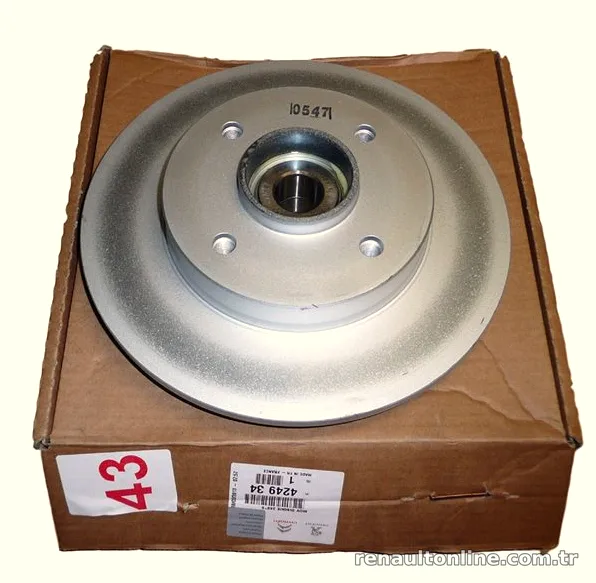 DELPHI Arka Fren Diski ADET 424934 - DELPHI