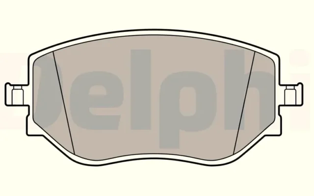 DELPHI LP3644 Fren Disk Balata