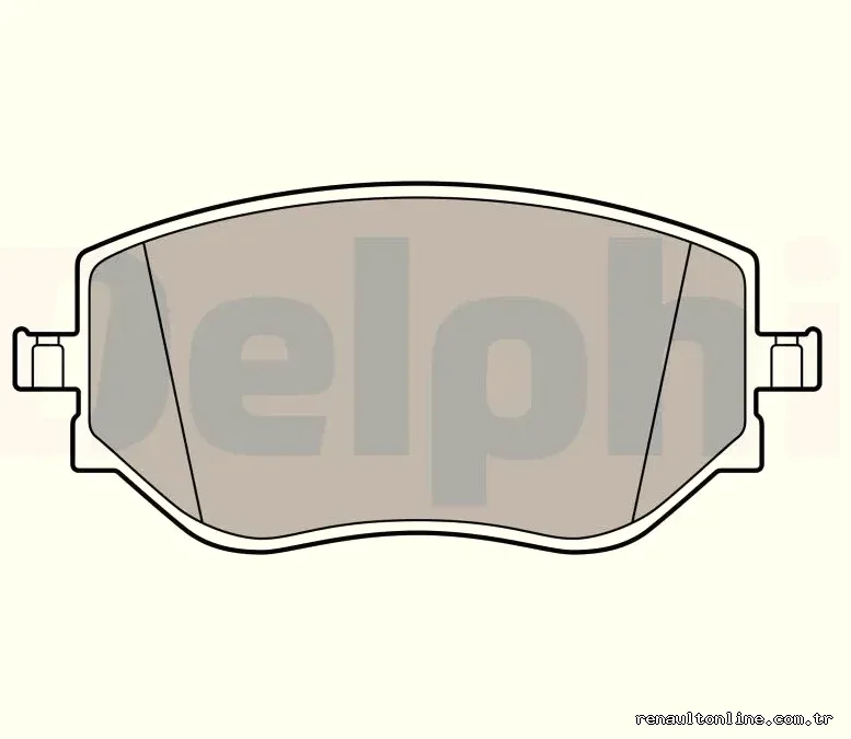 DELPHI LP3644 Fren Disk Balata - DELPHI - LP3644
