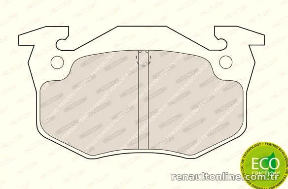 FERODO FDB558 Fren Disk Balata - FERODO - FDB558