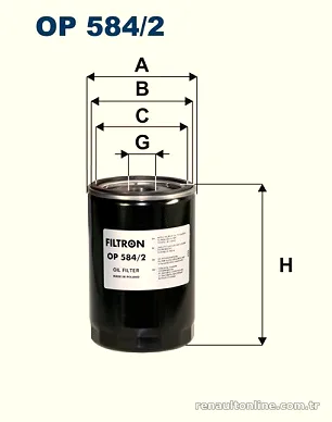 FILTRON OP5842 Yakıt Filtresi - FILTRON - OP5842