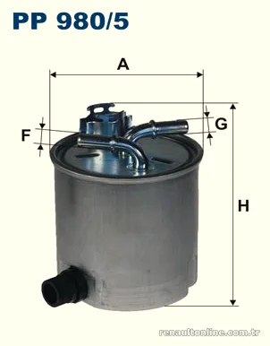 FILTRON PP9805 Yakıt Filtresi - FILTRON - PP9805