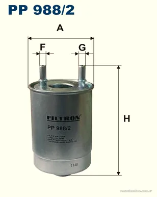 FILTRON PP9882 Yakıt Filtresi - FILTRON - PP9882