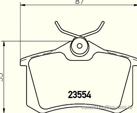 HELLA PAGID 8DB355017711 Fren Disk Balata - HELLA PAGID - 8DB355017711