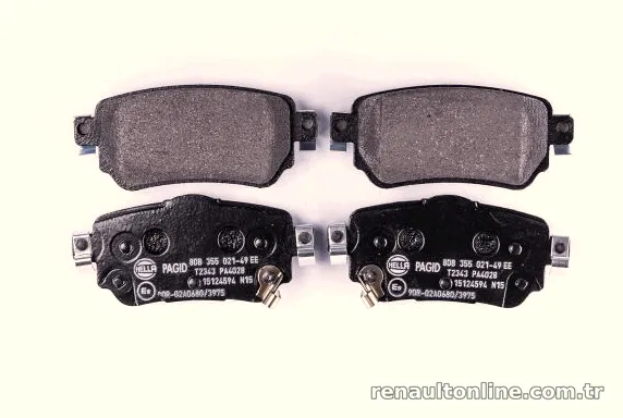 HELLA PAGID 8DB355021491 Fren Disk Balata - HELLA PAGID - 8DB355021491