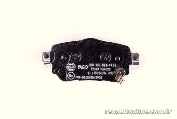 HELLA PAGID 8DB355021491 Fren Disk Balata - HELLA PAGID - 8DB355021491