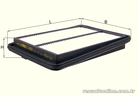 MAHLE LX4551 Hava Filtresi - MAHLE - LX4551