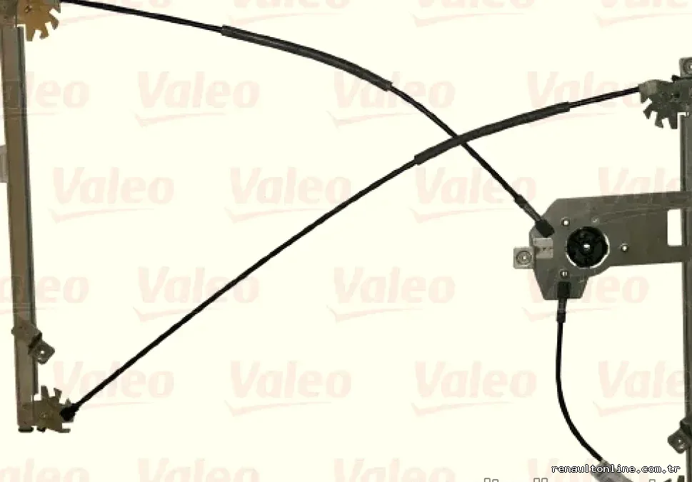 CAM MEKANIZMASI ELEKTRIKLI ON SAG CLIO III 1,5 05> - Valeo - VALEO 850789