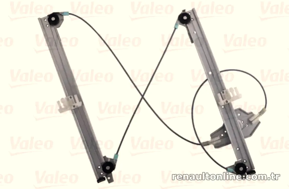 CAM MEKANIZMASI ON SAG MEGANE II (MOTORSUZ) - Valeo - VALEO 850699