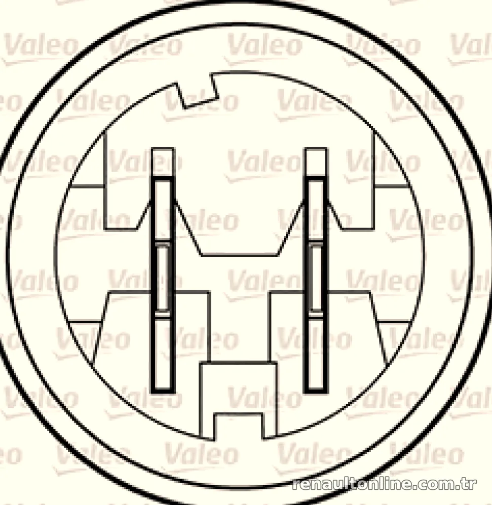 CAM MEKANIZMASI (ON) / (SOL) RENAULT TWINGO - Valeo - VALEO 850912