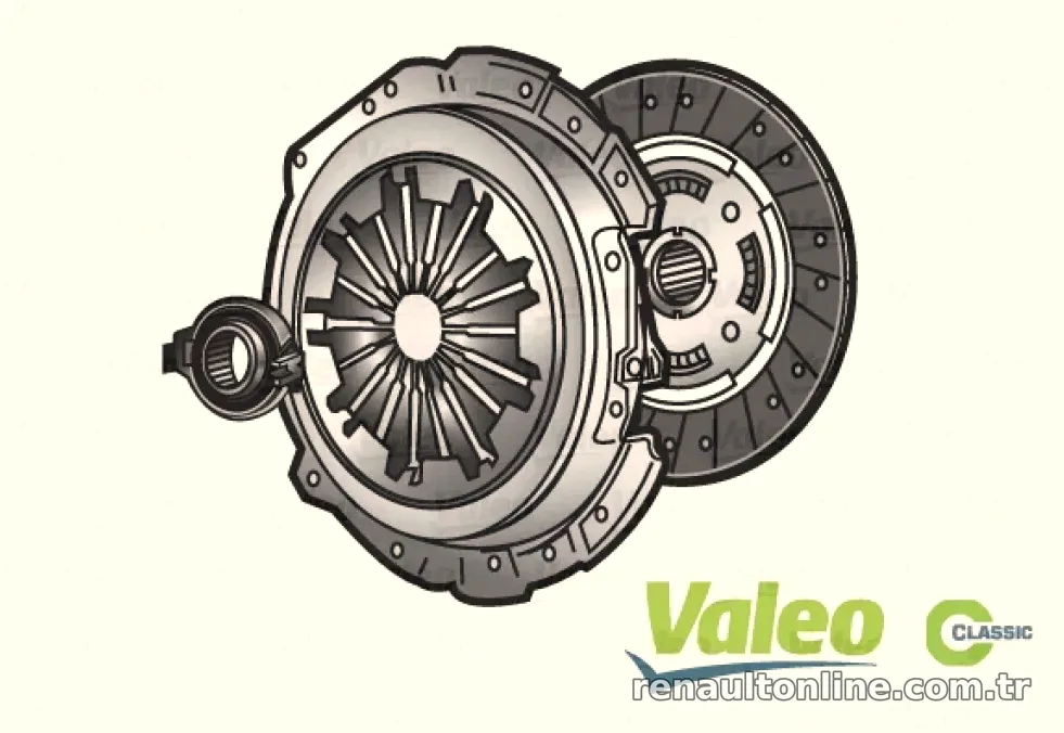 CLASSIC-3'LÜ DEBRIYAJ TAKIMI (BASKI+DISK+RULMAN) RENAULT Espace, R25 - Valeo - VALEO 786062