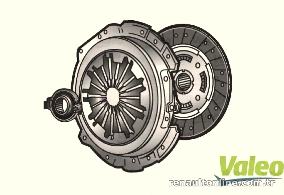 DEBRIYAJ SETI LAGUNA 1,8 2,0 93 01 F7R (CAP:200 DIS SAYISI:26) - Valeo - VALEO 801577