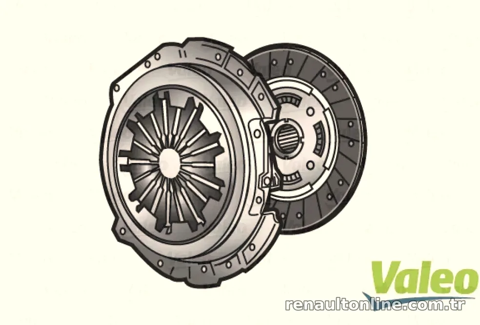 DEBRIYAJ SETI RULMANSIZ MEGANE II SCENIC II LAGUNA I / II ESPACE II QASHQAI 2,0DCI - Valeo - VALEO 828042