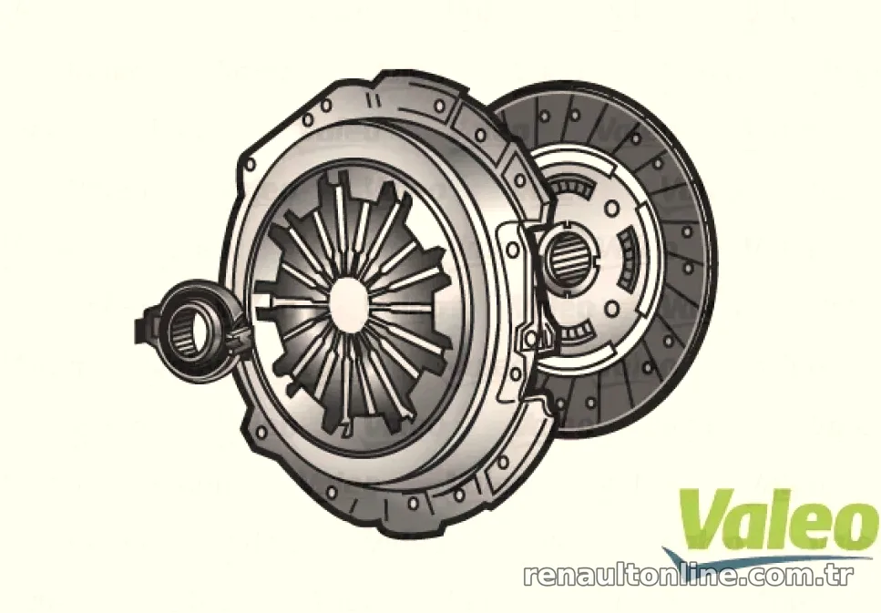 DEBRIYAJ SETI SAFRANE 2,0 92> - Valeo - VALEO 801301