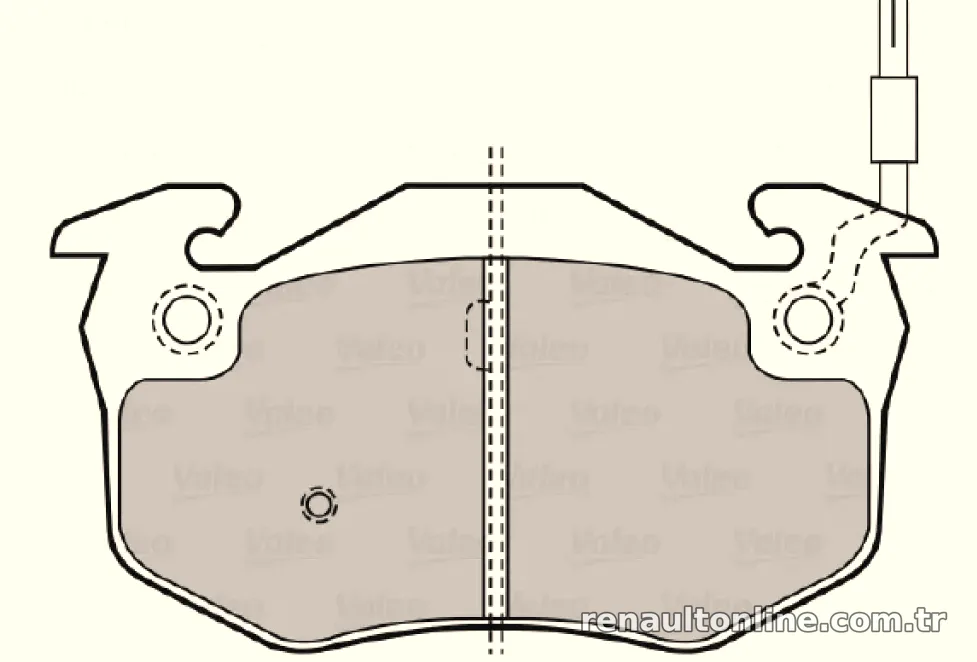 DISK FREN BALATASI (ÖN) RENAULT TWINGO, R5, CLIO I - Valeo - VALEO 670080