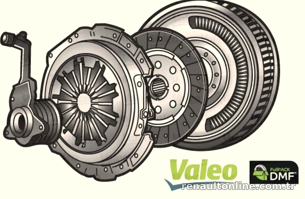 DMF VOLANLI DEBRIYAJ TAKIMI LAGUNA II 1.9 dCi (2001) /VALEO 810029+826336+836532) Çap [mm]: 228; Dis çap [mm]: 295,70;