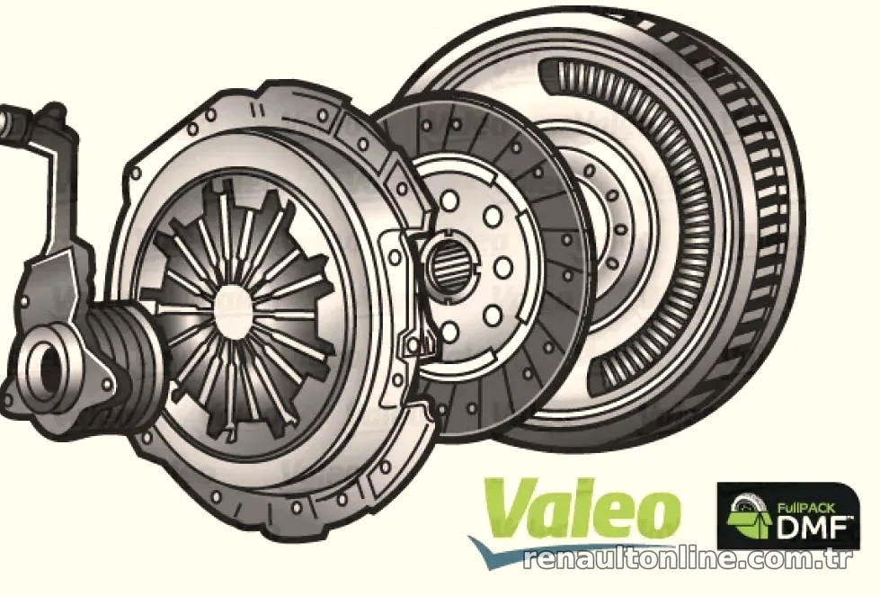 DMF VOLANLI DEBRIYAJ TAKIMI RENAULT SCENIC II 2.0 dCi - Valeo - VALEO 837425