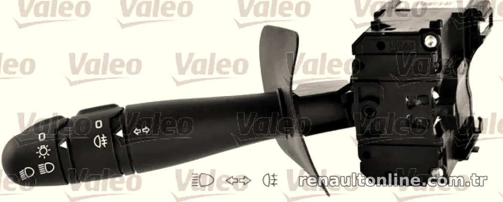 FAR+SINYAL+ARKA SIS KUMANDA KOLU DACIA LOGAN SANDERO 1,4 / 1,5 / 1,6 - Valeo - VALEO 251607