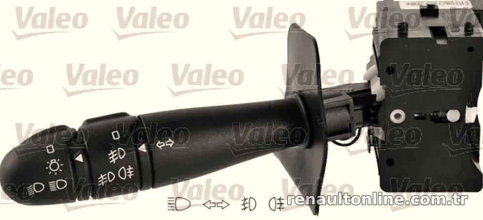 FAR+SINYAL+SIS KUMANDA KOLU CLIO SYMBOL LOGAN 1,2 / 1,4 / 1,5 / 1,6 / 1,9 98-> - Valeo - VALEO 251594