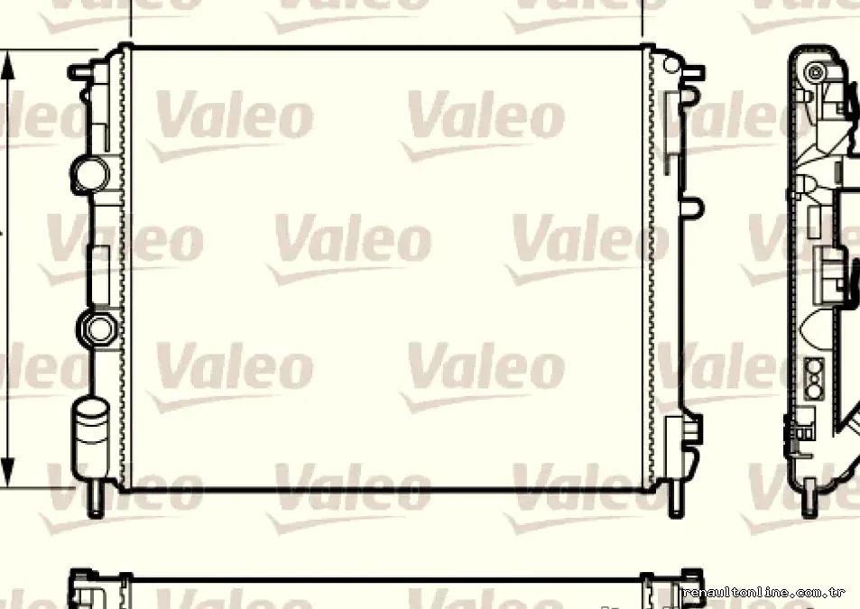 MOTOR RADYATOR CLIO II 1,9D - Valeo - VALEO 732761