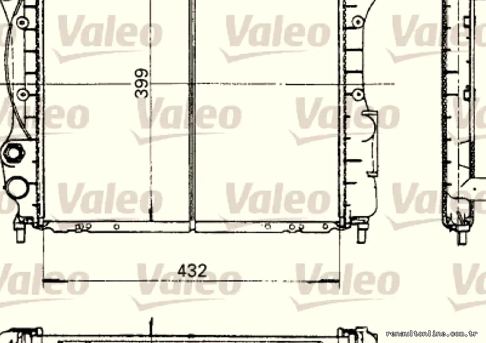 MOTOR RADYATORU CLIO 1,2 R19 1,4 - Valeo - VALEO 730181
