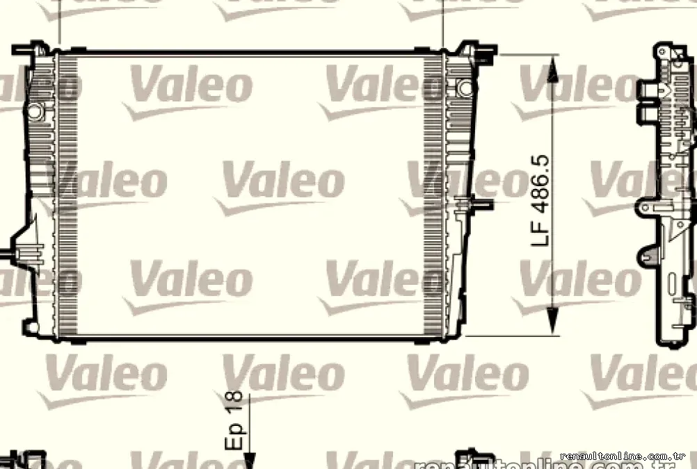 MOTOR RADYATORU FLUENCE MEGANE 11 / 09 11 - Valeo - VALEO 735463