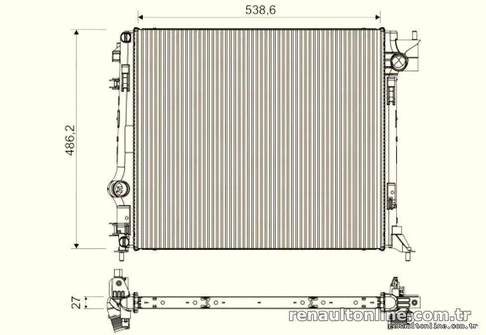 MOTOR RADYATORU MEGANE SCENIC LAGUNA 1,6DCI - Valeo - VALEO 701516