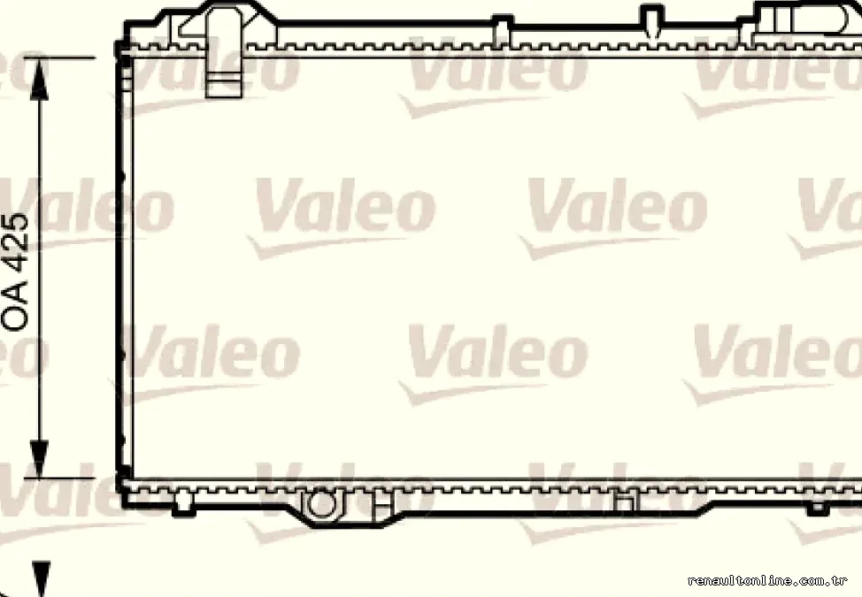 RADYATOR RENAULT ESPACE III - Valeo - VALEO 734285