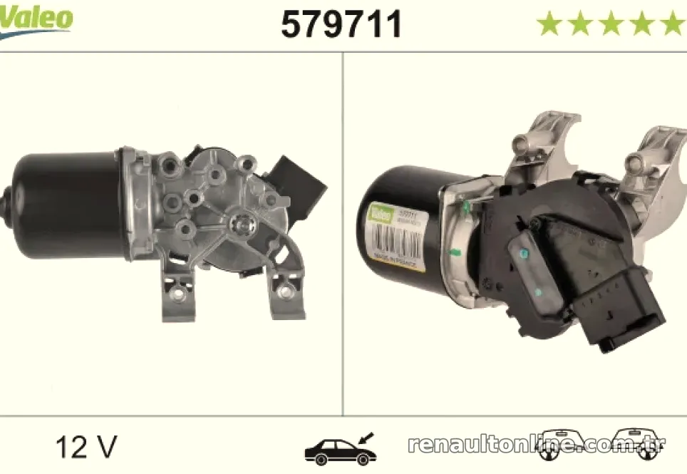 SILECEK MOTORU MEGANE II 1,4 / 1,6 / 2,0 / 1,5DCI / 1,9DCI 02> - Valeo - VALEO 579711