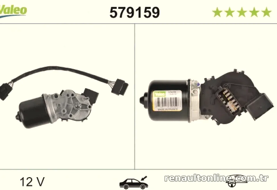 SILECEK MOTORU TWINGO 1,2 93> - Valeo - VALEO 579159