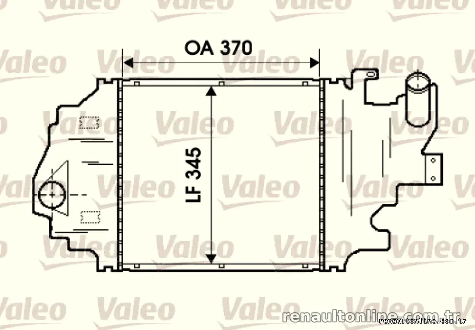 TURBO RADYATORU CLIO II 1,5DCI - Valeo - VALEO 817923