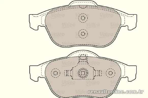 VALEO 670471 Fren Disk Balata - VALEO - 670471