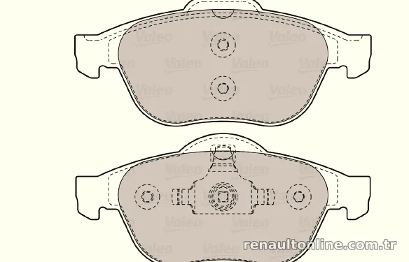 VALEO 670566 Fren Disk Balata - VALEO - 670566