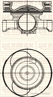 YENMAK 3130007000 Piston - YENMAK - 3130007000