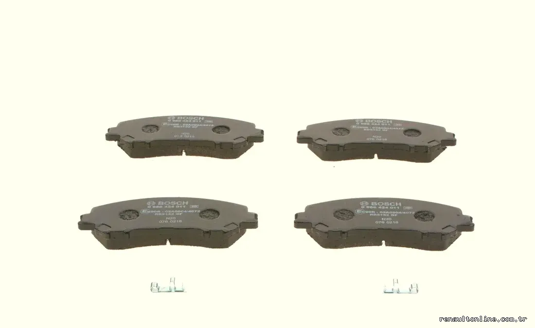 BOSCH 0986424011 Fren Disk Balata - BOSCH - 0986424011