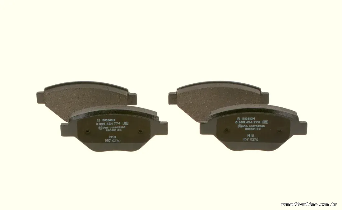 BOSCH 0986424774 Fren Disk Balata - BOSCH - 0986424774