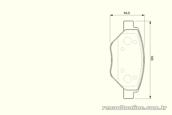 BOSCH 0986424774 Fren Disk Balata - BOSCH - 0986424774