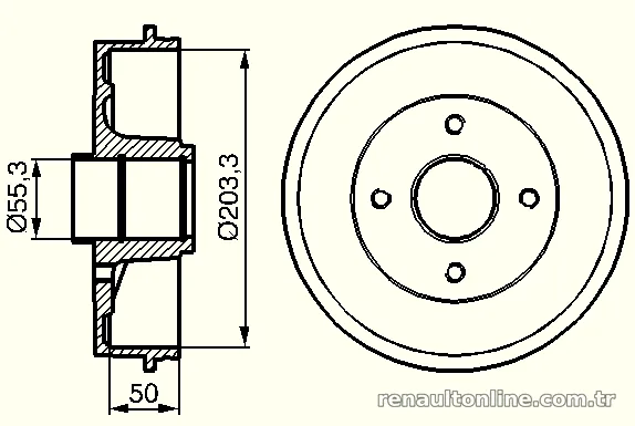BOSCH 0986477121 Kampana