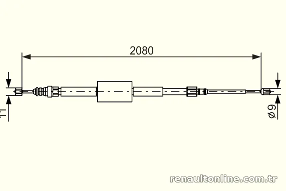 BOSCH 1987477787 El Fren Teli - BOSCH - 1987477787