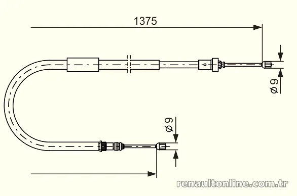 BOSCH 1987477967 El Fren Teli - BOSCH - 1987477967