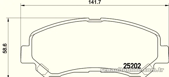 BREMBO P79028 Fren Disk Balata - BREMBO - P79028