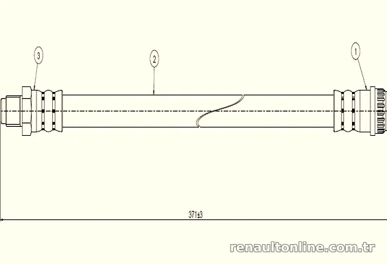 CAVO C800757A Fren Hortumu - CAVO - C800757A