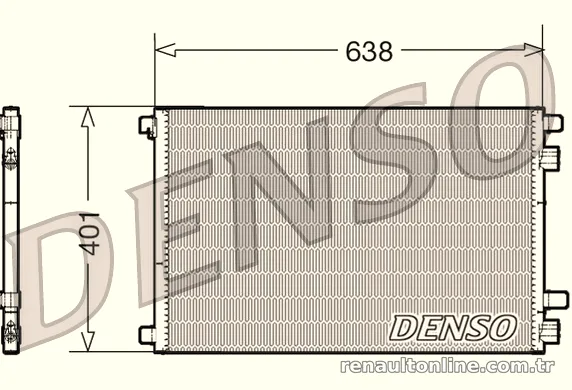 DENSO DCN23012 Klima Radyatörü - DENSO - DCN23012