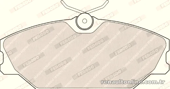 FERODO FDB1420 Fren Disk Balata - FERODO - FDB1420
