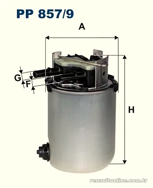FILTRON PP8579 Yakıt Filtresi - FILTRON - PP8579