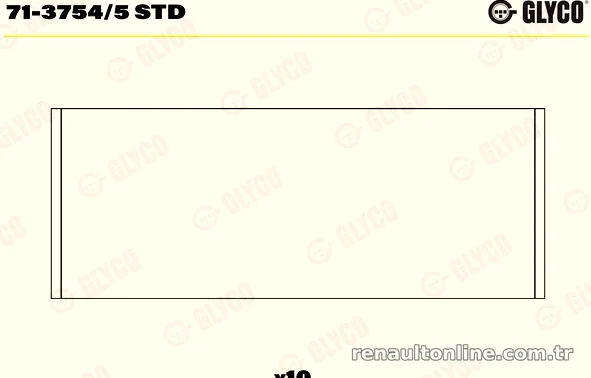 GLYCO 7137545STD Kol Yatak - GLYCO - 7137545STD
