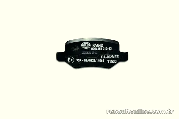 HELLA PAGID 8DB355012131 Fren Disk Balata - HELLA PAGID - 8DB355012131